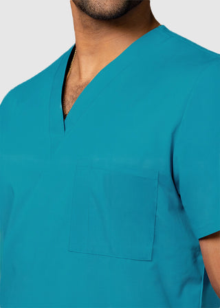 Adar Unisex V-Neck Three Pockets Nursing Scrub Top