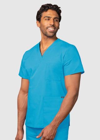 Adar Unisex V-Neck Three Pockets Nursing Scrub Top
