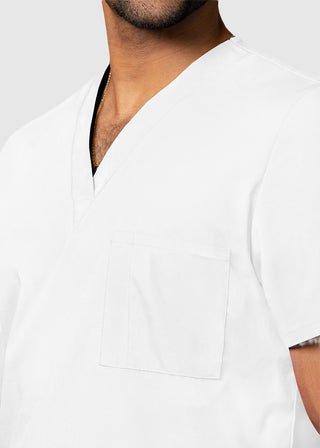 Adar Unisex V-Neck Three Pockets Nursing Scrub Top