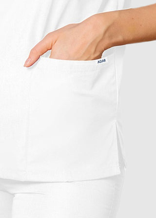 Adar Unisex V-Neck Three Pockets Nursing Scrub Top