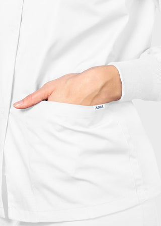 Adar Women's Warm-Up Solid Scrub Jacket