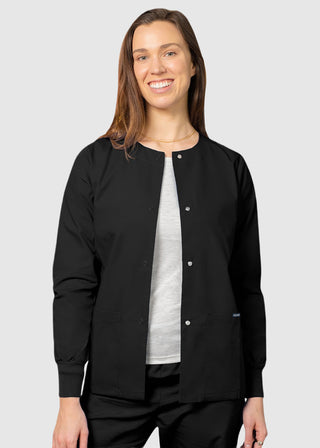 Adar Uniforms Womens Two Pocket Warm-Up Scrub Jacket