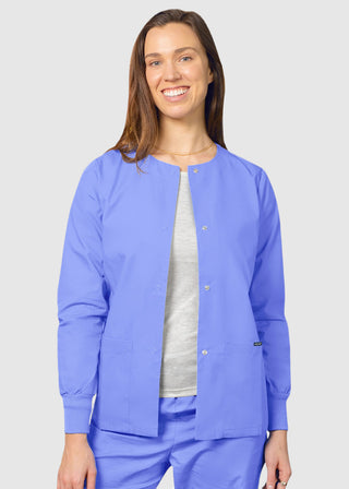 Adar Uniforms Womens Two Pocket Warm-Up Scrub Jacket