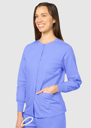 Adar Uniforms Womens Two Pocket Warm-Up Scrub Jacket