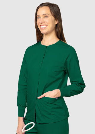 Adar Uniforms Womens Two Pocket Warm-Up Scrub Jacket