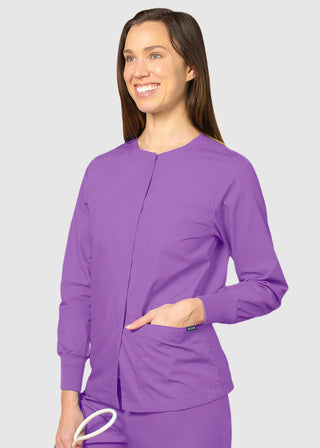 Adar Uniforms Womens Two Pocket Warm-Up Scrub Jacket