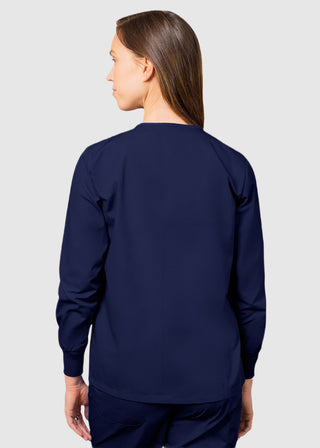 Adar Uniforms Womens Two Pocket Warm-Up Scrub Jacket