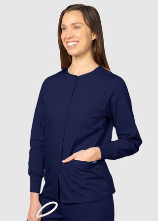 Adar Uniforms Womens Two Pocket Warm-Up Scrub Jacket