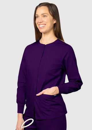 Adar Uniforms Womens Two Pocket Warm-Up Scrub Jacket