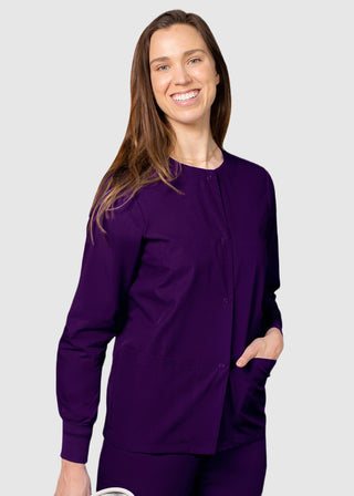 Adar Uniforms Womens Two Pocket Warm-Up Scrub Jacket