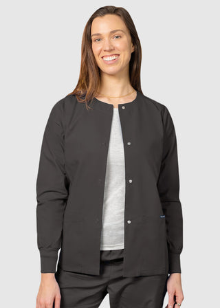 Adar Uniforms Womens Two Pocket Warm-Up Scrub Jacket