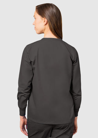 Adar Uniforms Womens Two Pocket Warm-Up Scrub Jacket