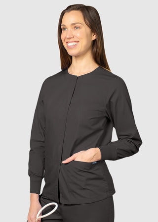 Adar Uniforms Womens Two Pocket Warm-Up Scrub Jacket