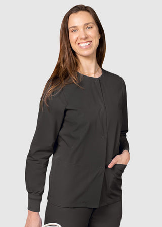 Adar Uniforms Womens Two Pocket Warm-Up Scrub Jacket