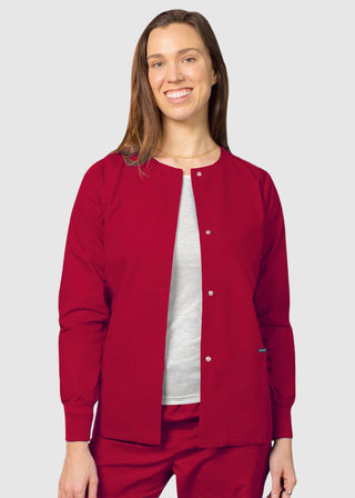 Adar Uniforms Womens Two Pocket Warm-Up Scrub Jacket