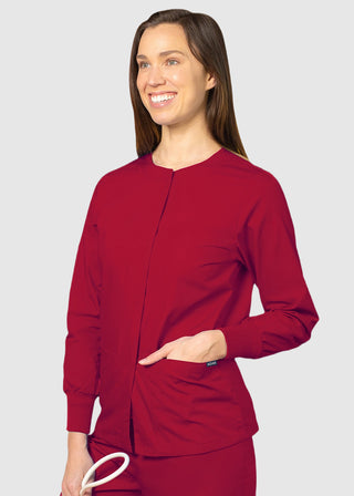 Adar Uniforms Womens Two Pocket Warm-Up Scrub Jacket