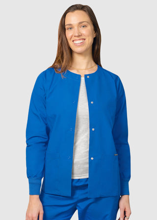 Adar Uniforms Womens Two Pocket Warm-Up Scrub Jacket