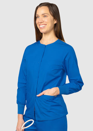 Adar Uniforms Womens Two Pocket Warm-Up Scrub Jacket