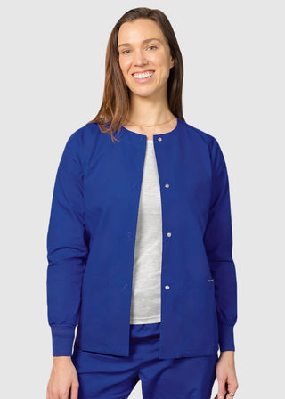 Adar Uniforms Womens Two Pocket Warm-Up Scrub Jacket