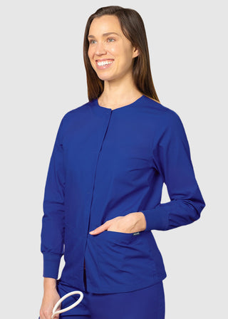 Adar Uniforms Womens Two Pocket Warm-Up Scrub Jacket