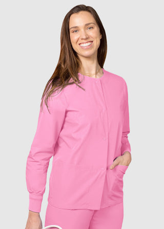 Adar Uniforms Womens Two Pocket Warm-Up Scrub Jacket