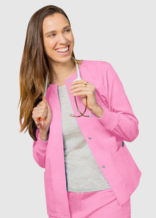 Adar Uniforms Womens Two Pocket Warm-Up Scrub Jacket