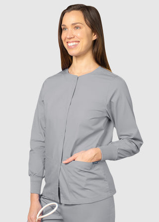 Adar Uniforms Womens Two Pocket Warm-Up Scrub Jacket
