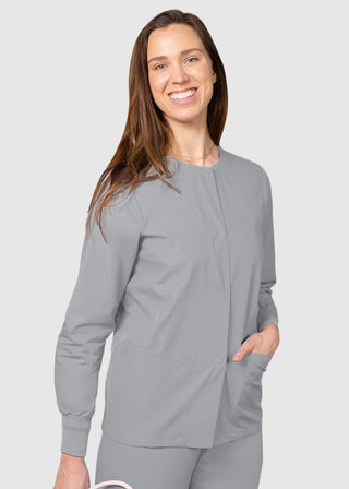 Adar Uniforms Womens Two Pocket Warm-Up Scrub Jacket