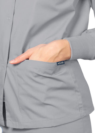 Adar Uniforms Womens Two Pocket Warm-Up Scrub Jacket