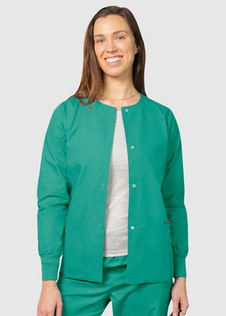 Adar Uniforms Womens Two Pocket Warm-Up Scrub Jacket