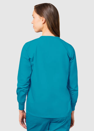 Adar Uniforms Womens Two Pocket Warm-Up Scrub Jacket