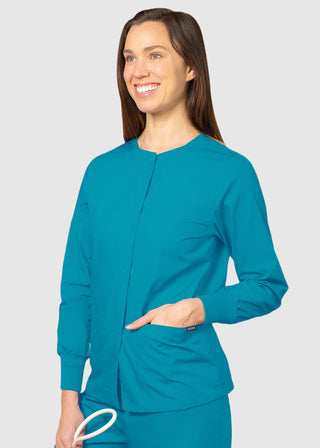 Adar Uniforms Womens Two Pocket Warm-Up Scrub Jacket