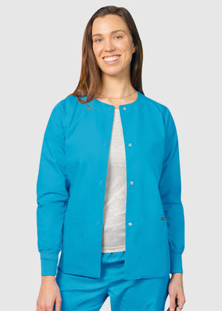 Adar Uniforms Womens Two Pocket Warm-Up Scrub Jacket