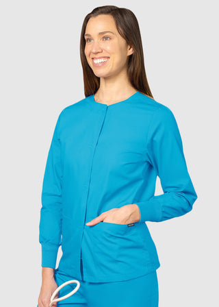 Adar Uniforms Womens Two Pocket Warm-Up Scrub Jacket