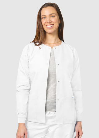 Adar Uniforms Womens Two Pocket Warm-Up Scrub Jacket