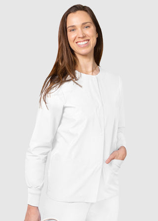 Adar Uniforms Womens Two Pocket Warm-Up Scrub Jacket