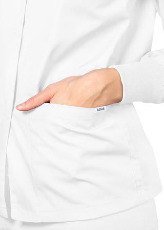 Adar Uniforms Womens Two Pocket Warm-Up Scrub Jacket