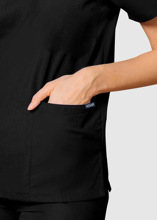 Free Embroidery Unisex Basic Nurse Scrub Set