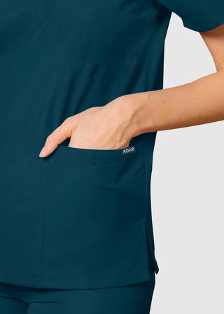 Adar Uniform Unisex Basic Nurse Scrub Set