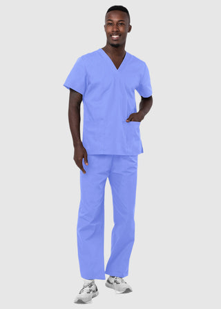 Adar Uniform Unisex Basic Nurse Scrub Set