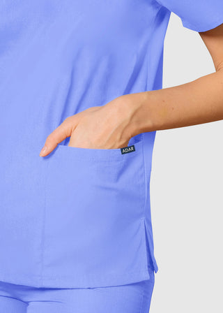 Adar Uniform Unisex Basic Nurse Scrub Set