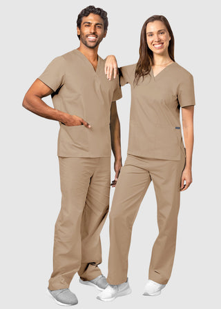 Free Embroidery Unisex Basic Nurse Scrub Set