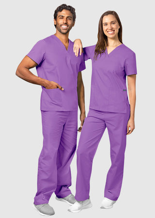 Free Embroidery Unisex Basic Nurse Scrub Set