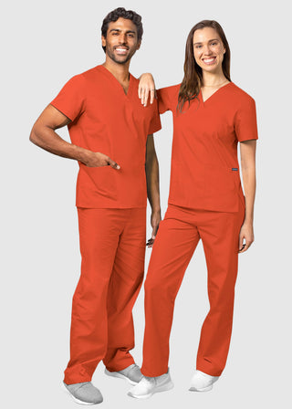 Free Embroidery Unisex Basic Nurse Scrub Set