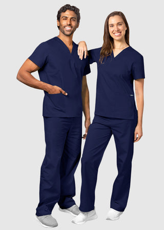 Adar Uniform Unisex Basic Nurse Scrub Set