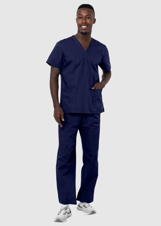 Adar Uniform Unisex Basic Nurse Scrub Set