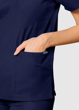 Free Embroidery Unisex Basic Nurse Scrub Set