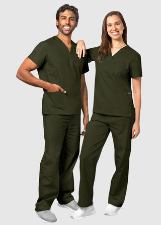 Free Embroidery Unisex Basic Nurse Scrub Set