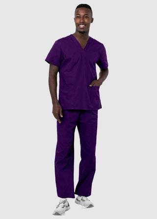 Adar Uniform Unisex Basic Nurse Scrub Set