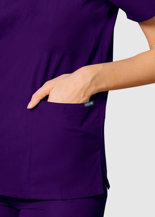 Adar Uniform Unisex Basic Nurse Scrub Set